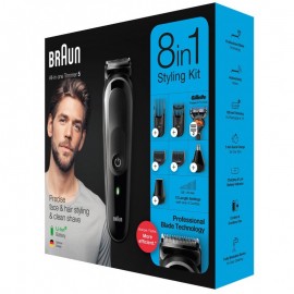 Tondeuse Multi-Usages 8en1 BRAUN - Noir (MGK5260) Tondeuse Multi-Usages 8en1 BRAUN - Noir (MGK5260)