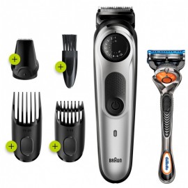 Tondeuse à Cheveux et Barbe BRAUN - Silver - Gris (BT5260)
