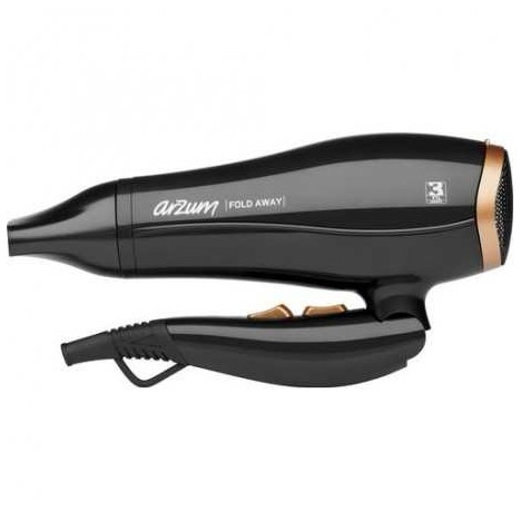 Sèche cheveux Professionnel ARZUM Pliable 2300 Watt - Noir (AR5046)