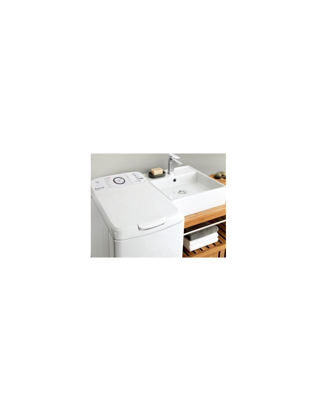 Slide  #2 Lave-linge Brandt Top 6kg - 1200tr - Blanc (BT8602B)