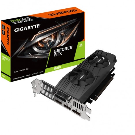 Cartes graphiques Gigabyte GeForce® GTX 1650 D6 Low Profile 4G (GV-N1656D6-4GL)