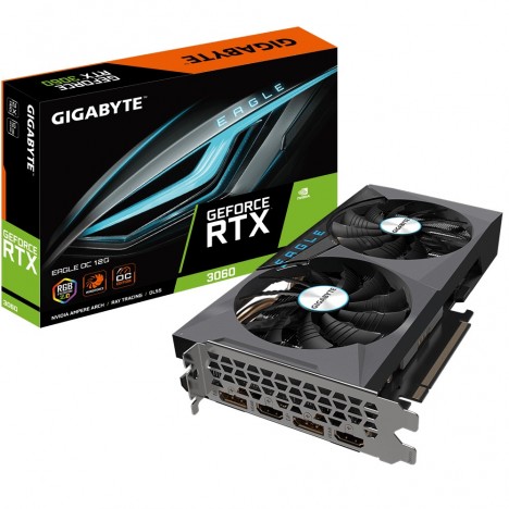 Carte Graphique GIGABYTE GeForce RTX™ 3060 EAGLE OC 12G (GV-N3060EAGLE OC-12GD)