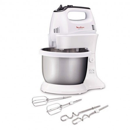 Batteur avec Bol MOULINEX HM3121B1 300W - 3.5L - Gris & Inox (HM3121B1) 2