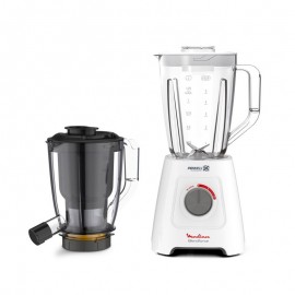 Blender MOULINEX Blendforce Avec Centrifugeuse 600W - Blanc (LM42Q110) Blender MOULINEX Blendforce Avec Centrifugeuse 600W - Blanc (LM42Q110)