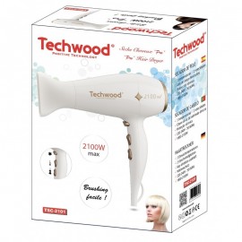 Sèche Cheveux Pro TECHWOOD 2100W - Blanc (TSC-2101)