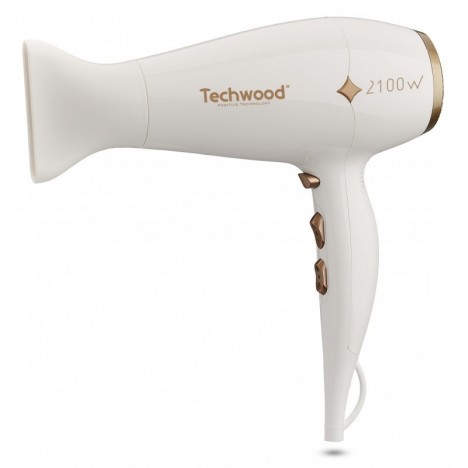 Sèche Cheveux Pro TECHWOOD 2100W - Blanc (TSC-2101)
