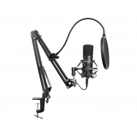 Microphone SANDBERG STREAMER USB - avec Support (126-07)