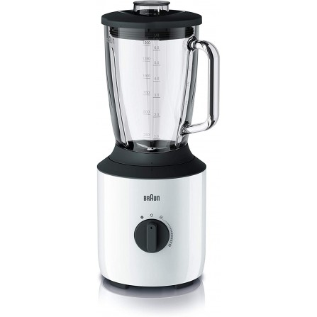 Blender BRAUN 800 Watt - 1.5L - Blanc (JB3150WH)