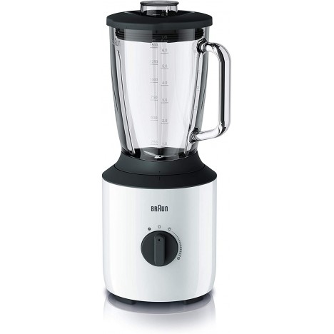 Blender BRAUN 800 Watt - 1.5L - Blanc (JB3150WH)