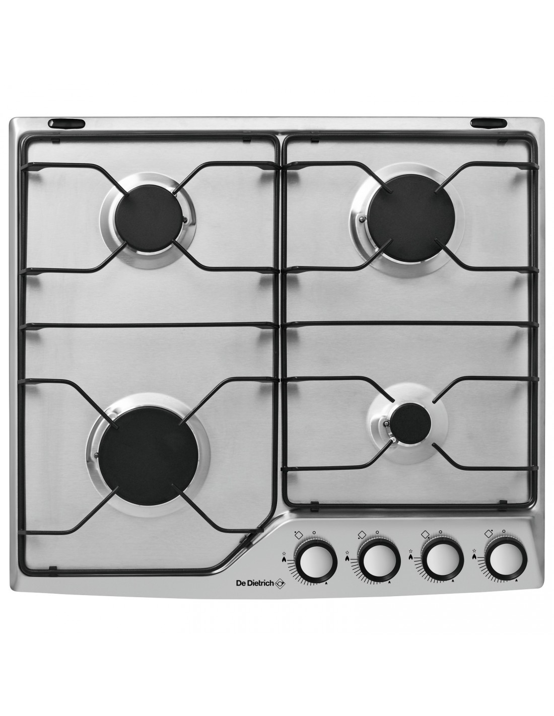 Plaque 60cm 4 foyers gaz Inox grilles émaillées DE DIETRICH (DPE7610X) image 0