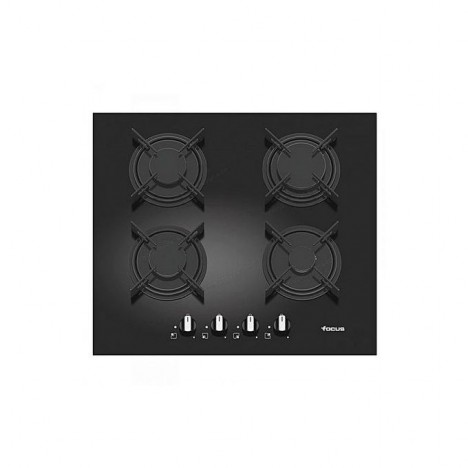 Focus Plaque de cuisson 4 feux - 60 Cm Vitro Noir - (F.409B)