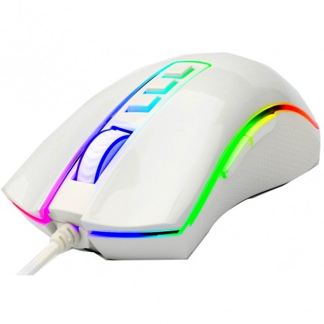 SOURIS GAMING REDRAGON COBRA - RGB - Blanc - (M711W) SOURIS GAMING REDRAGON COBRA - RGB - Blanc - (M711W)