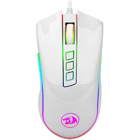 SOURIS GAMING REDRAGON COBRA - RGB - Blanc - (M711W)