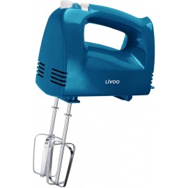 Batteur électrique LIVOO 200 Watt - Bleu (DOP162B) Batteur électrique LIVOO 200 Watt - Bleu (DOP162B)