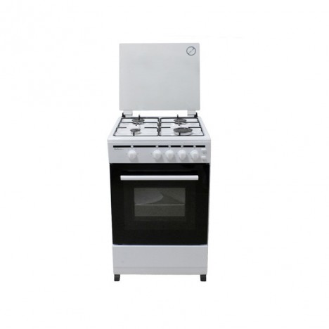 CUISINIÈRE SOTACER 4 FEUX 50CM - SILVER - BLANC(SF504WI)