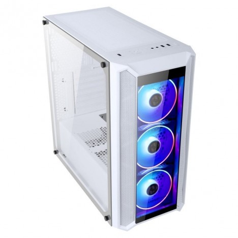 Boitier Gamer ABKONCORE H301G SYNC WHITE - RGB (H301SYNCWHITE) Boitier Gamer ABKONCORE H301G SYNC WHITE - RGB (H301SYNCWHITE)