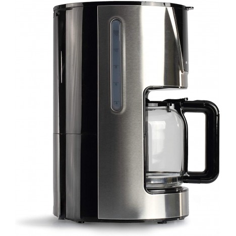 Cafetière filtre Livoo programmable 12 tasses 900 watt inox/noir (DOD172)