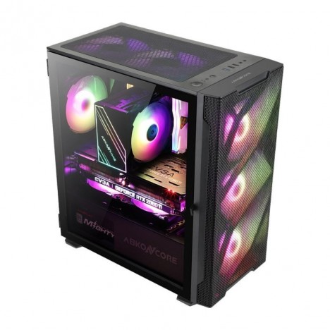 Boitier Gamer Abkoncore C550M - RGB (C550M) Boitier Gamer Abkoncore C550M - RGB (C550M)