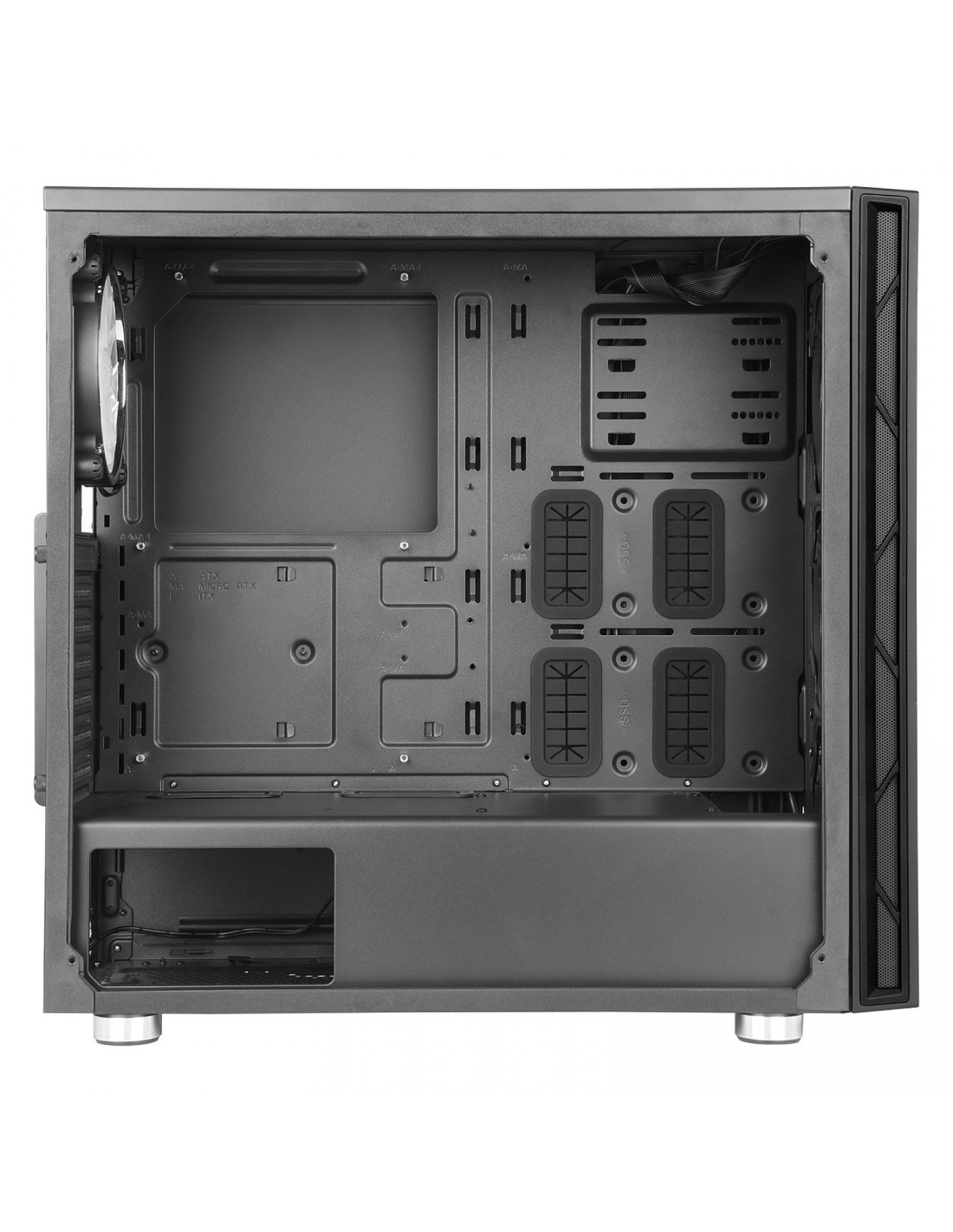 Slide  #2 Boitier Gamer ABKONCORE S500 CRONOS ZERO NOISE STONE (S500 (Cronos Zero Noise Stone))