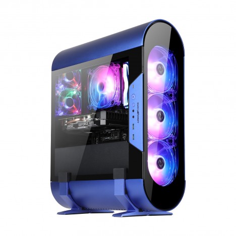 Boitier Gamer Abkoncore AL300M Midnight Blue - ARGB (AL300M Midnight Blue)