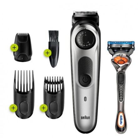 Tondeuse à Barbe BRAUN - Gris & Noir (BT5265) 2