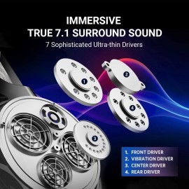 Micro casque Gamer ABKONCORE CH60 - NOIR (CH60)