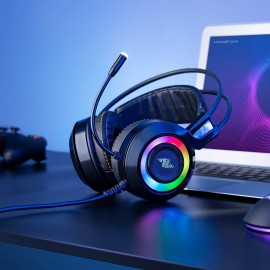 Micro casque Gamer ABKONCORE CH60 - NOIR (CH60)