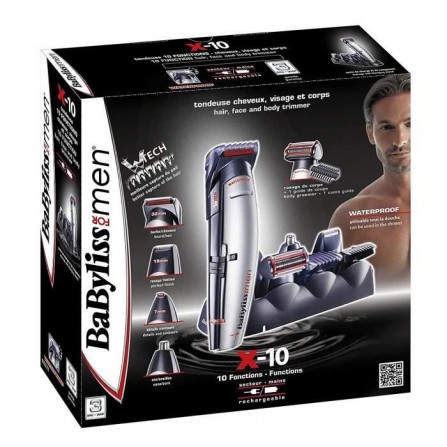 Tondeuse Multifonction X10 Sans Fil Waterproof BABYLISS (E837E) 2