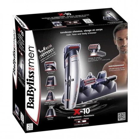 Tondeuse Multifonction X10 Sans Fil Waterproof BABYLISS (E837E) Tondeuse Multifonction X10 Sans Fil Waterproof BABYLISS (E837E)
