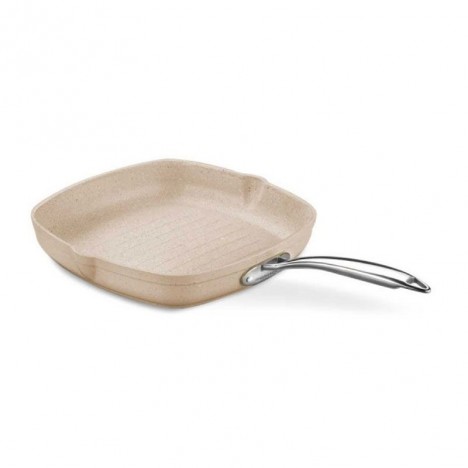 Poêle Grill Granita KORKMAZ 28X28 cm - Beige (A1268)