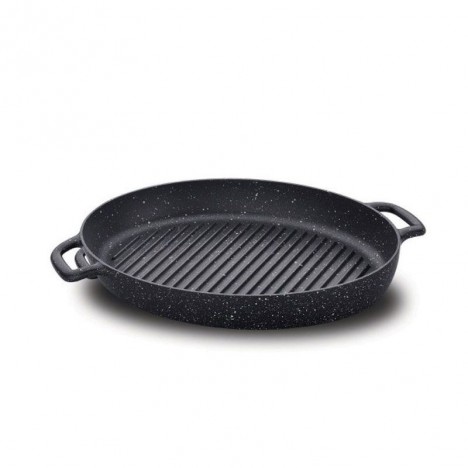 Poêle à griller Korkmaz Gusto Oval 35x25cm - Noir (A1374)