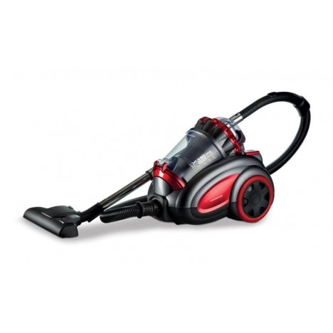 Aspirateur sec sans sac Kenwood - 2200 W - 3,5 L - Noir et rouge (VBP80.000RG)