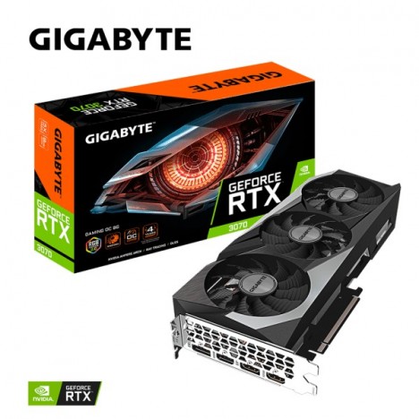 Carte Graphique GIGABYTE - RTX 3070 GAMING OC 8G (GV-N3070GAMING OC-8GD )