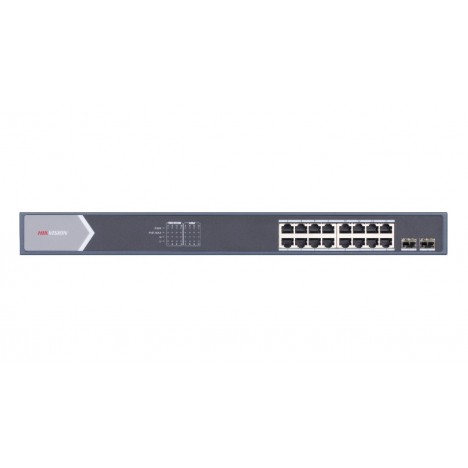 Switcher Hikvision 16 Port Gigabit Web POE (DS-3E1518P-E)