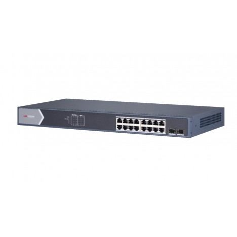 Switcher Hikvision 16 Port Gigabit Web POE (DS-3E1518P-E) Switcher Hikvision 16 Port Gigabit Web POE (DS-3E1518P-E)