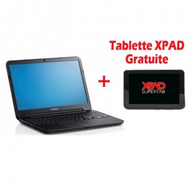 Pc Portable Dell Inspiron 3521 Dual Core / 4Go + Tablette Xpad 7" Offerte Pc Portable Dell Inspiron 3521 Dual Core / 4Go + Tablette Xpad 7" Offerte