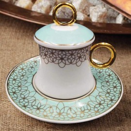 Ensemble à café Turc FREEDOM KAPAKLI 18 pièces Korkmaz (A8635) Ensemble à café Turc FREEDOM KAPAKLI 18 pièces Korkmaz (A8635)