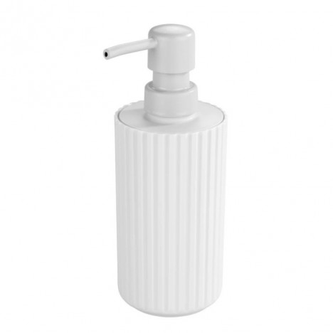 Distributeur Savon Minas Blanc Plastique - Polyrésine - WENKO - (23022100)