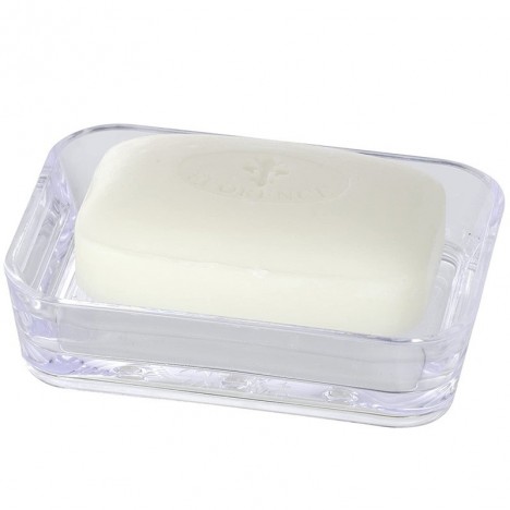 Porte Savon Transparent - Plastique - PS WENKO - (20301100) Porte Savon Transparent - Plastique - PS WENKO - (20301100)