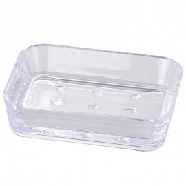 Porte Savon Transparent - Plastique - PS WENKO - (20301100) Porte Savon Transparent - Plastique - PS WENKO - (20301100)