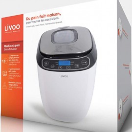 Machine à Pain LIVOO - 550W - Blanc et Noir (DOP218)