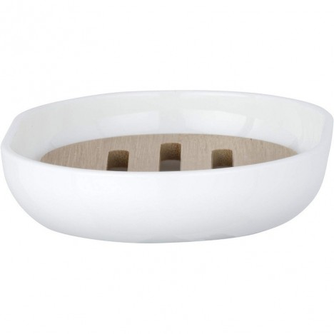 Porte Savon Posa Blanc - Plastique WENKO (23348100) Porte Savon Posa Blanc - Plastique WENKO (23348100)