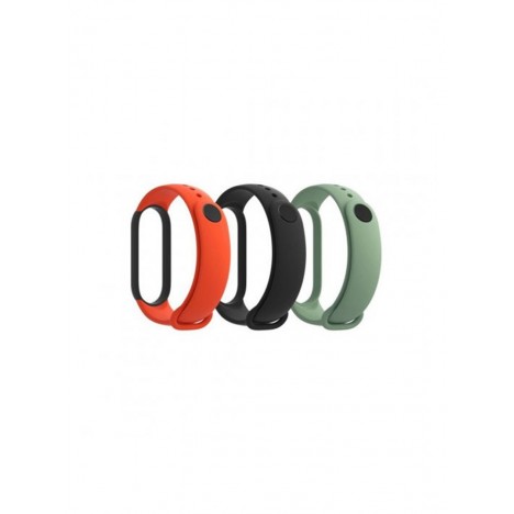 Bracelet Montre connectée Xiaomi Mi Band 5 Strap (3-Pack) Black/Orange/Teal (29764)