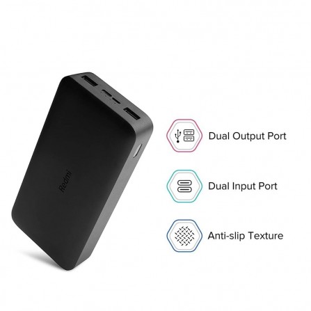 Power Bank Xiaomi Redmi 18W Fast Charge - 20000mAh - Black (26922) 2