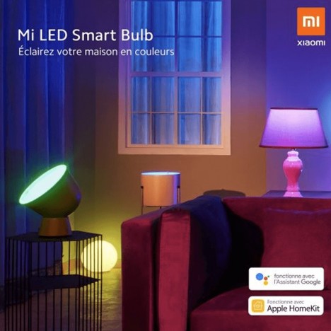 Ampoule Xiaomi Mi LED Smart Bulb Essential - Blanc et Couleurs (24994) Ampoule Xiaomi Mi LED Smart Bulb Essential - Blanc et Couleurs (24994)