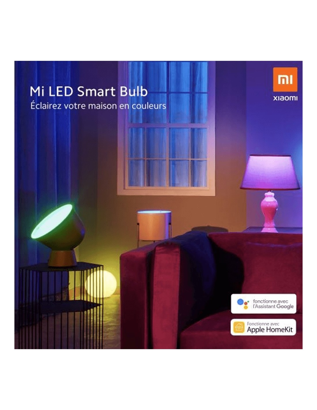 Slide  #2 Ampoule Xiaomi Mi LED Smart Bulb Essential - Blanc et Couleurs (24994)