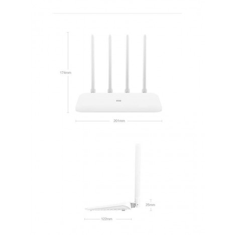 Xiaomi – routeur/répéteur wi-fi Mi 4C édition Gigabit, 2.4GHz, DDR3, 4  antennes à Gain élevé, application de contrôle