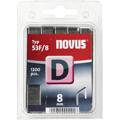 Agrafes NOVUS "D" 53F/8 (000538)