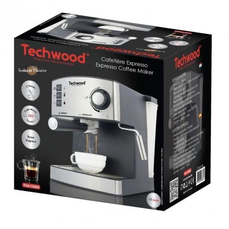 Techwood TCA-685 Cafetière 6 Tasses Blanc/Rouge Techwood TCA-685 Cafetière 6 Tasses Blanc/Rouge