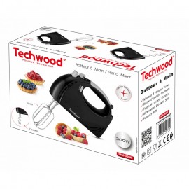 Batteur à main Techwood 300 Watt - noir (TMM-3006)